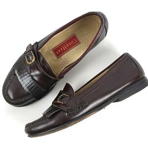 Cole Haan Dark Brown Leather Slip-On Loafers
